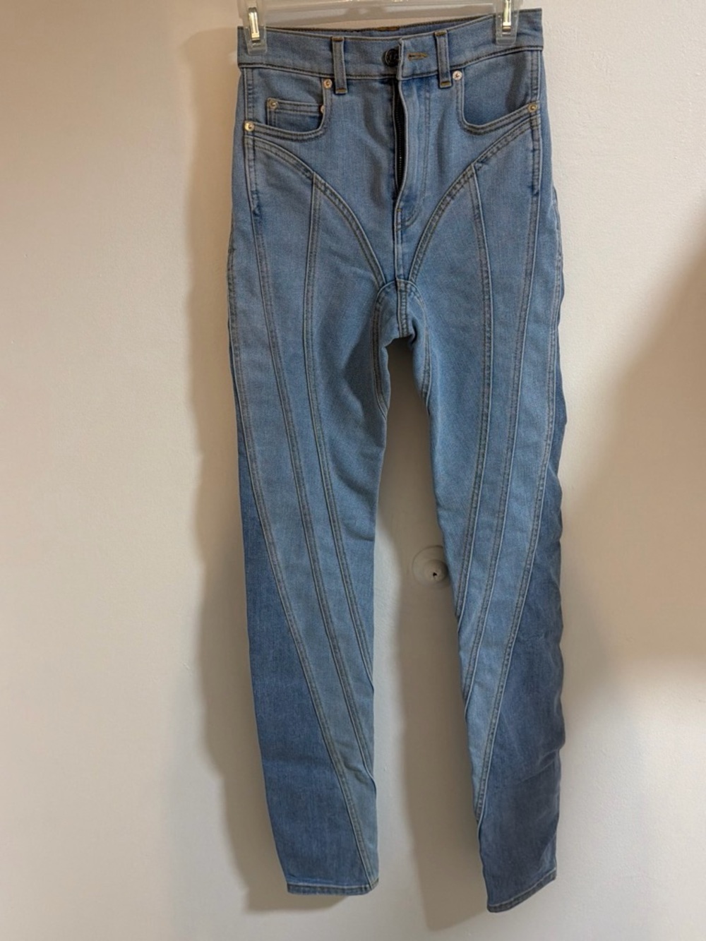 Mugler Blue Denim Jeans